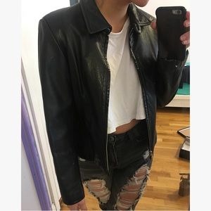 Leather jacket